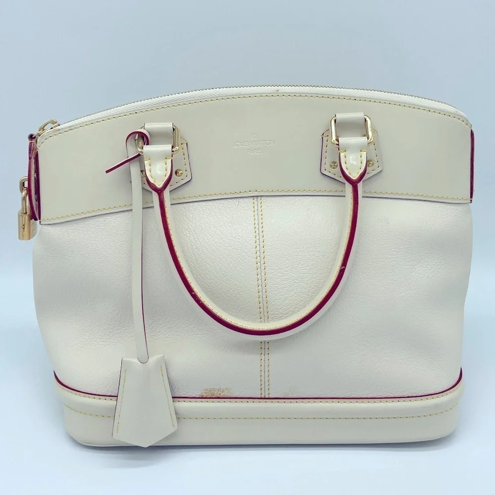 Louis Vuitton Suhali Lockit Leather Top Handle Bag w/ Lock and Key 305